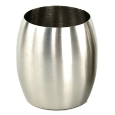 Round Stainless Steel Toothbrush Holder